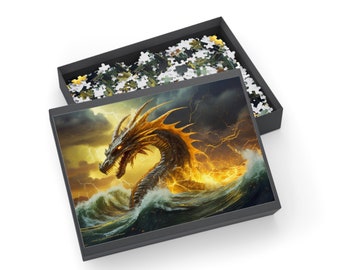 Yellow Sea Dragon Puzzle (1000-Piece)