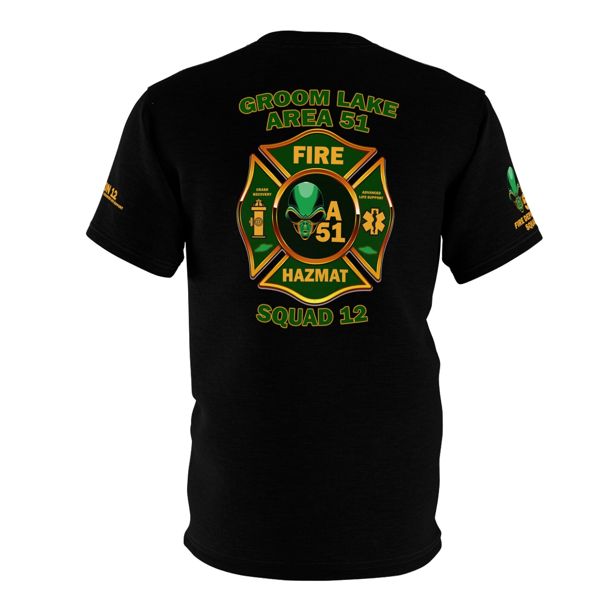 AREA 51 Fire Department Duty Shirt - Etsy