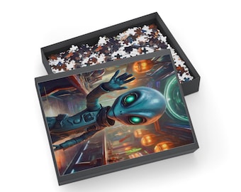 Ein Alien in der Leere Puzzle (1000 Teile)