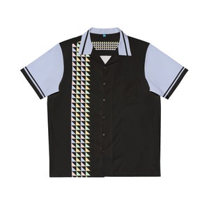 Retro 80 Style Bowling Shirt