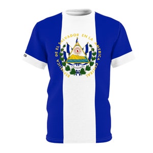 EL SALVADOR Flag Tee Shirt