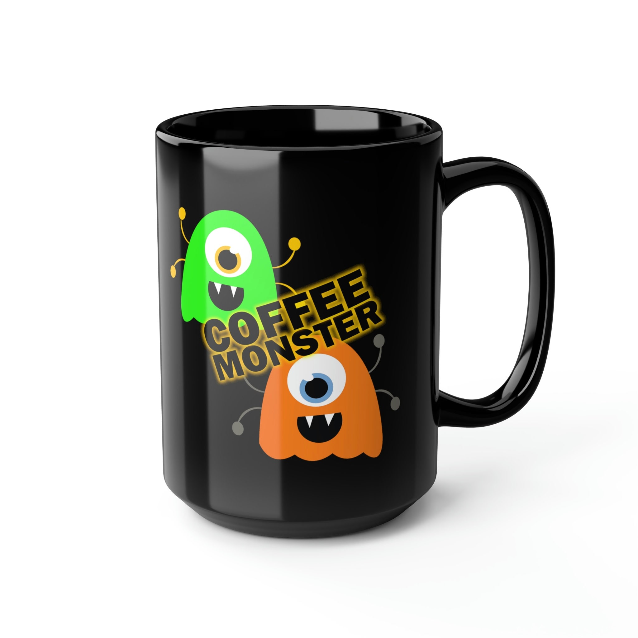 Coffee Monster Mug, 15oz - Etsy