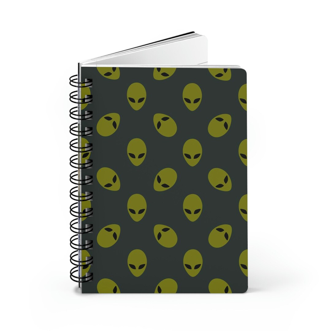 Alien Head Spiral Bound Journal - Etsy