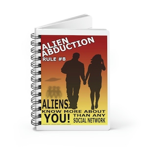 Rules for Alien Abduction Spiral Bound Journal #8