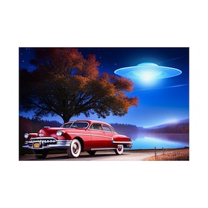 Night Time Visitor Poster