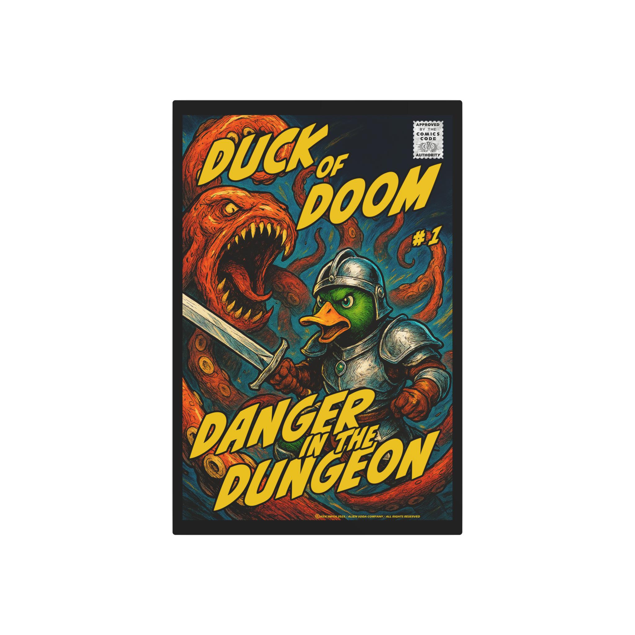 DUCK OF DOOM #1 Comic Metal Poster - Etsy