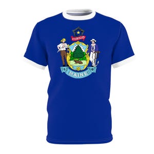 MAINE STATE Flag Shirt