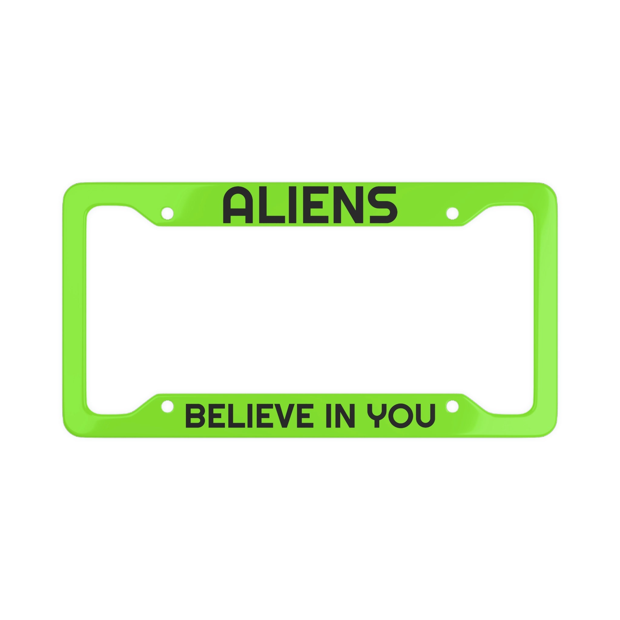 thumbnail image 2 of BLVD Black License Plate Frame – I’D RATHER BE FLYING Airplane Design 2 of 3