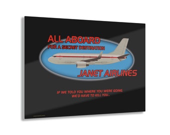 Janet Airlines Acrylic Print