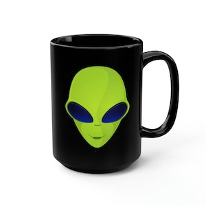 Green Alien II Mug, 15oz