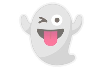 Ghostly Die Cut Sticker