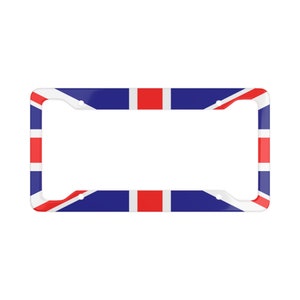 Union Jack License Plate Frame