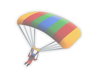 Parachute Die Cut Sticker