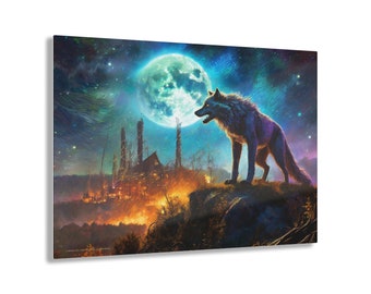 Werewolf on the Hunt Acrylic Print