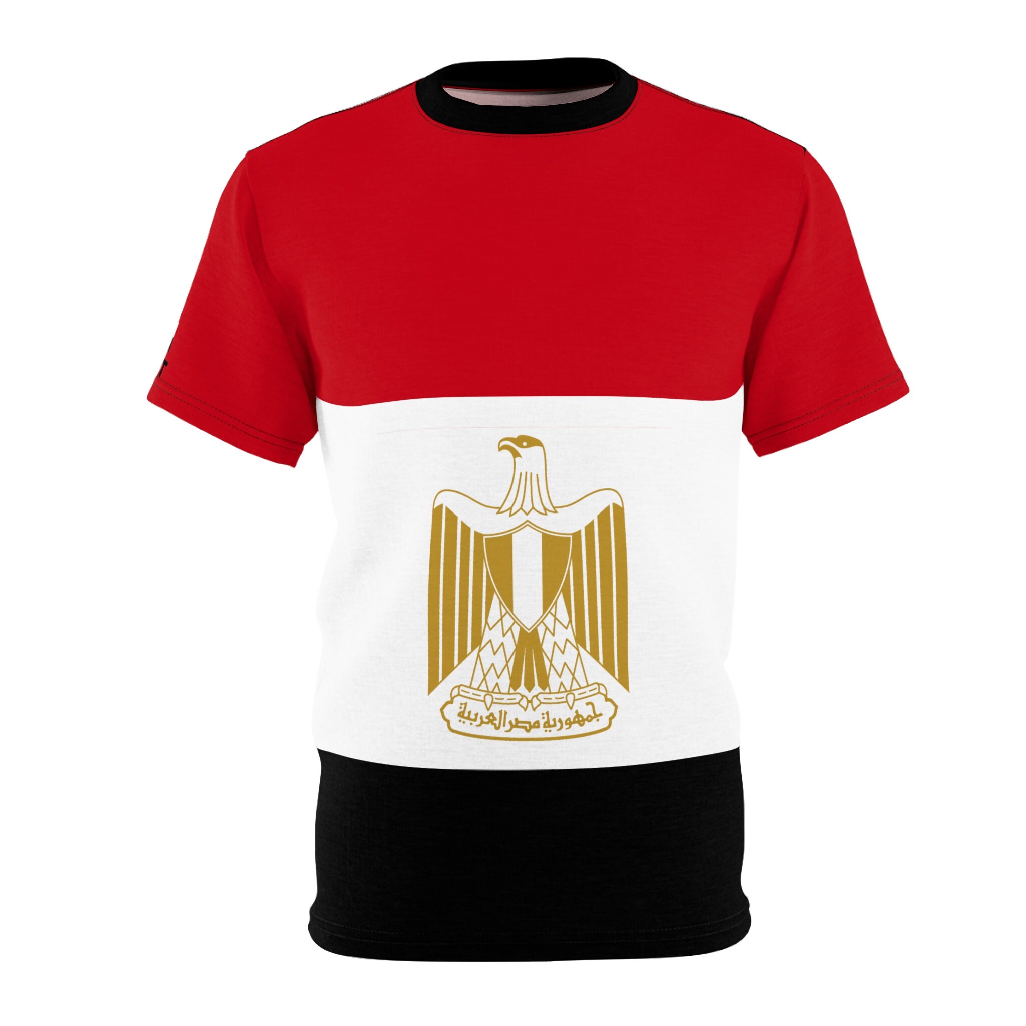 T-shirt Design, Cairo and Egypt Writing Plus the Egyptian Flag
