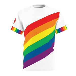 LGTBQ PRIDE Tee Shirt (in white)