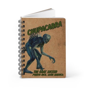 El Cupacabra Notizbuch mit Spiralbindung