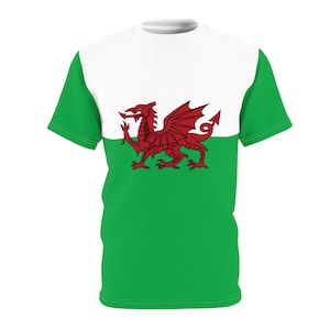 ウェールズ国旗Tシャツ