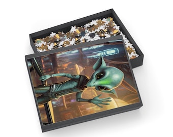 Ein freundliches Alien - Puzzle (1000 Teile)