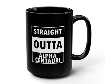 White Alpha Centauri Coffee Mug, 15oz