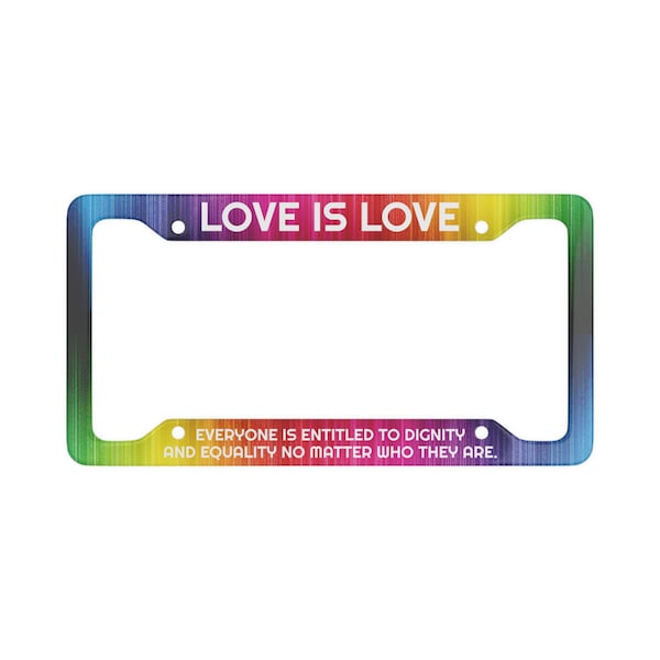 Gay License Plate Frame Etsy