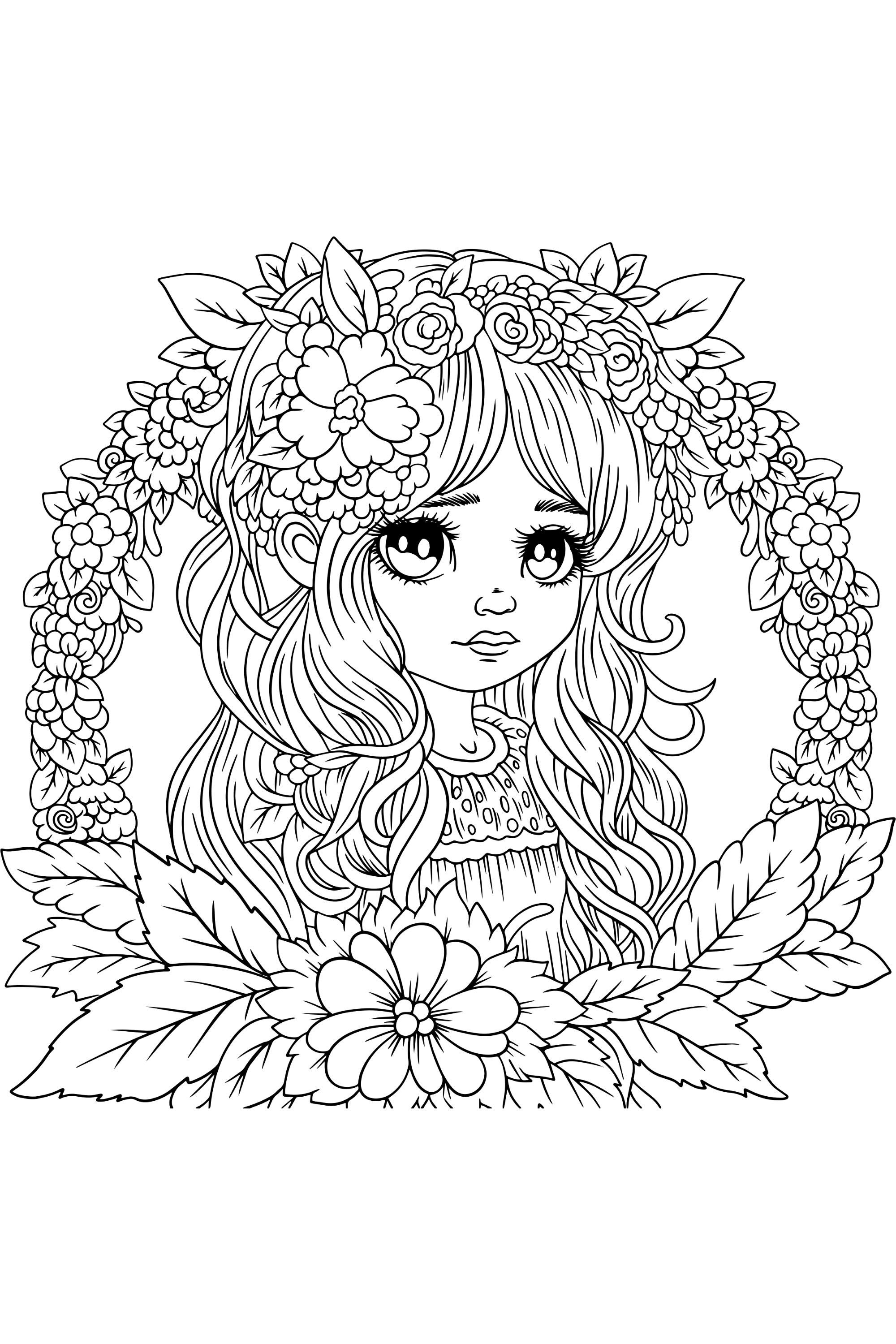 Printable Fairy Coloring Pages for Adults - Etsy
