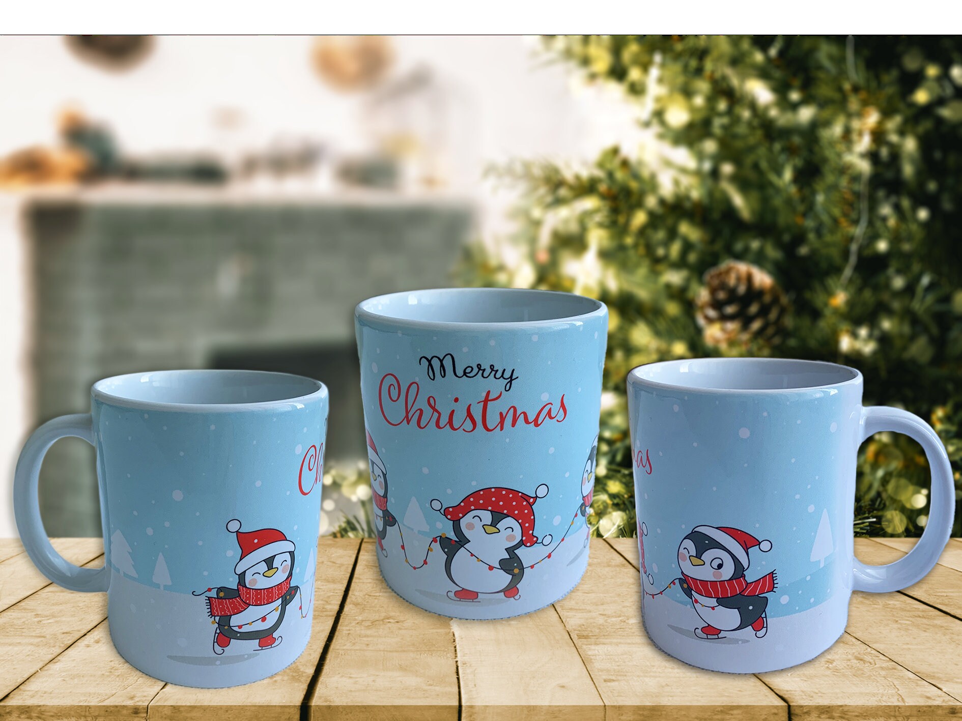 Tazza Natale 3D A Forma Di Pinguino In Ceramica Con Coperchio – Idea Regalo Divertente Per Caffè E Tè
