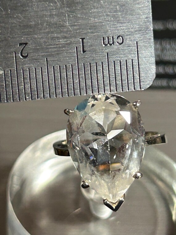 Ross Simons 14k White Gold Topaz Teardrop Cocktai… - image 6