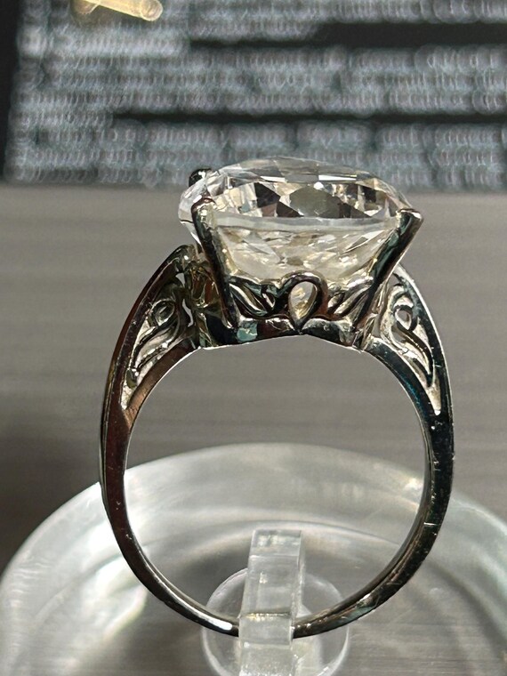 Ross Simons 14k White Gold Topaz Teardrop Cocktai… - image 4