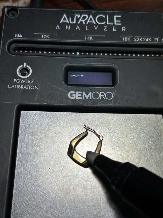 14k solid yellow gold MA Michael Anthony vintage … - image 5