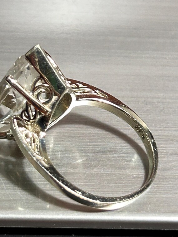 Ross Simons 14k White Gold Topaz Teardrop Cocktai… - image 8