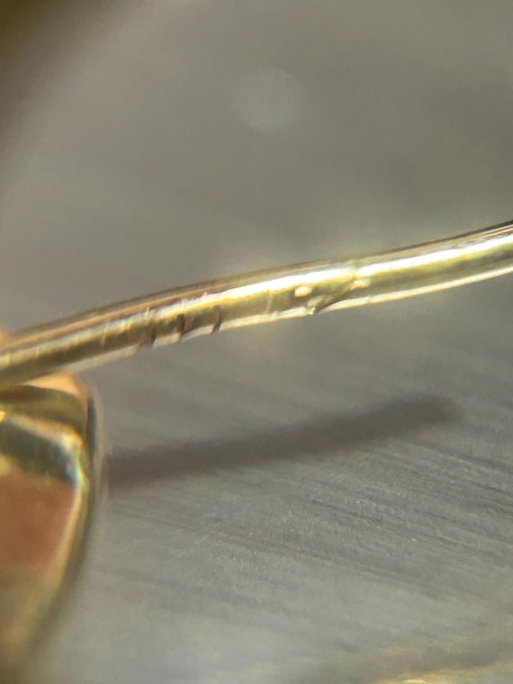 14k solid yellow gold MA Michael Anthony vintage … - image 9