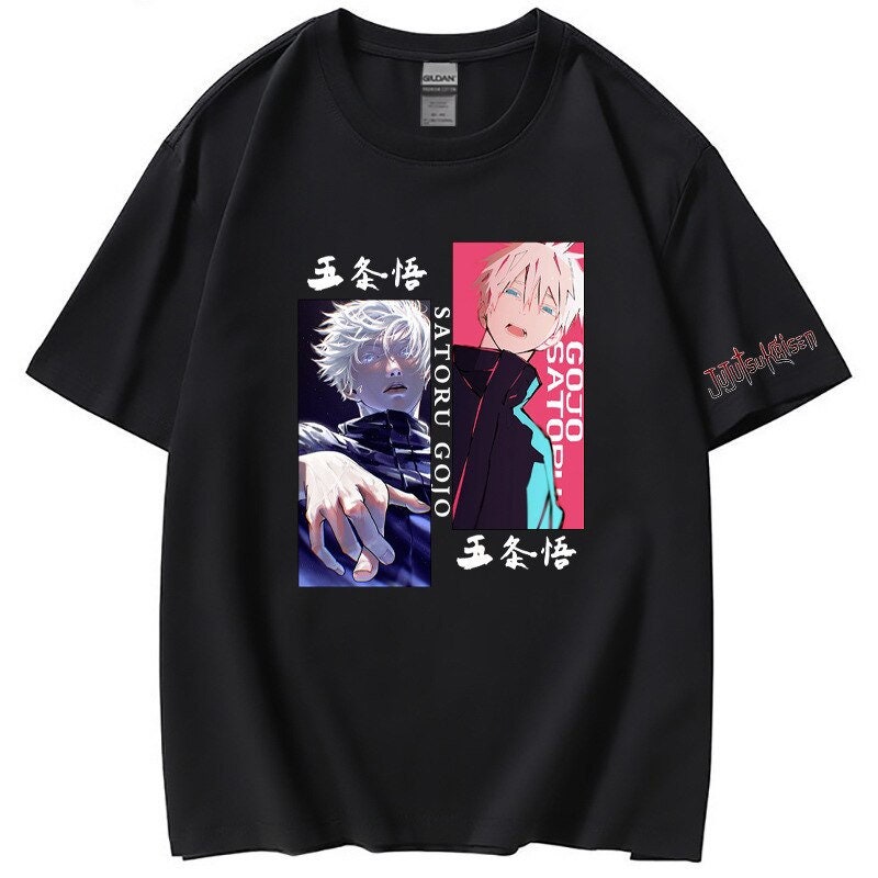 Discover N€W Anime Jujutsu Kaisen Gojo Satoru Itadori Yuji T-Shirt