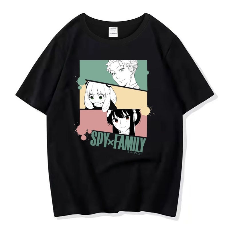 Discover Anime SPY X FAMILY Anya Loid Forger Yor Forger T-Shirt