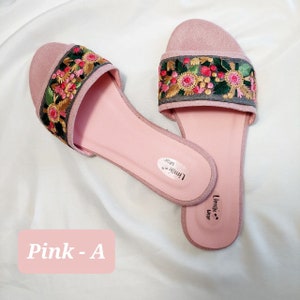 Hand crafted sandals/Women sandals/floral sandals/Sandals for women/Bohemian sandals/Summer sandals/Suede sandals/ colorful sandal/