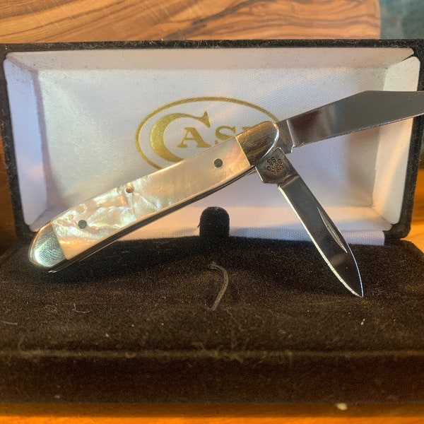 Pearl Handle Case Xx Knife Etsy