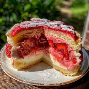 Strawberry Shortcake Cookie Recipe | Gourmet Cookie Recipe | Homemade Cookies | Gourmet Stuffed Cookie | Stuffed Gourmet Cookies