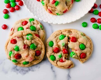 Gourmet M&M Stuffed Cookie Recipe: Homemade Baking (Digital Download)