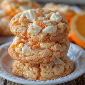 Creamsicle Orange Cookies | Gourmet Cookie Recipe | Homemade Cookies | Gourmet Stuffed Cookie | Stuffed Gourmet Cookies