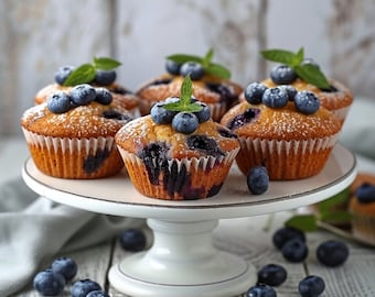 Gourmet Blueberry Muffin Cookie Recipe (Digital Download)