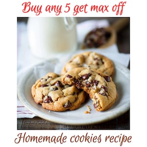 Crumbl Chocolate Chip Cookie Recipe: Gourmet Stuffed Bakery Style (Digital Download)
