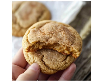 Butter Snickerdoodles Cookie Recipe: Gourmet Stuffed Cookies (Digital Download)