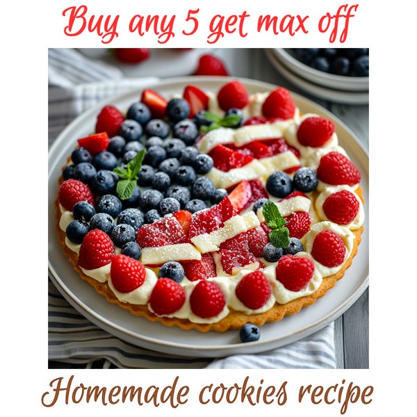 Sugar Fruit Pizza Cookies Recipe | Gourmet delicious stuffed bakery cookie recipe | Homemade cookies baking recipe | Sweet sugar dessert