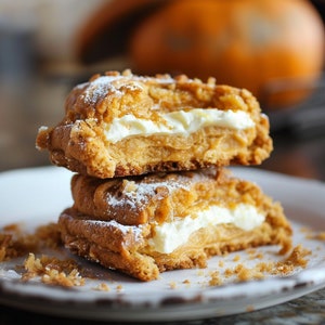 Pumpkin Cheesecake Cookie Recipe | Gourmet Cookie Recipe | Homemade Cookies | Gourmet Stuffed Cookie | Stuffed Gourmet Cookies