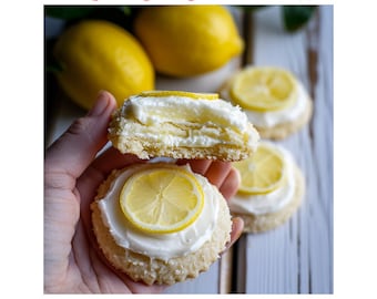 Lemon Cookie Recipe: Gourmet Stuffed Cookies (Digital Download)