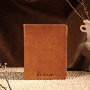 Brown Leather iPad Case for iPad Air 5 iPad 10 10.9&quot; 2022 iPad Pro 12.9&#39;&#39; 2021 Pro 11&quot; 2022 iPad Mini 6 Case, iPad Cover
