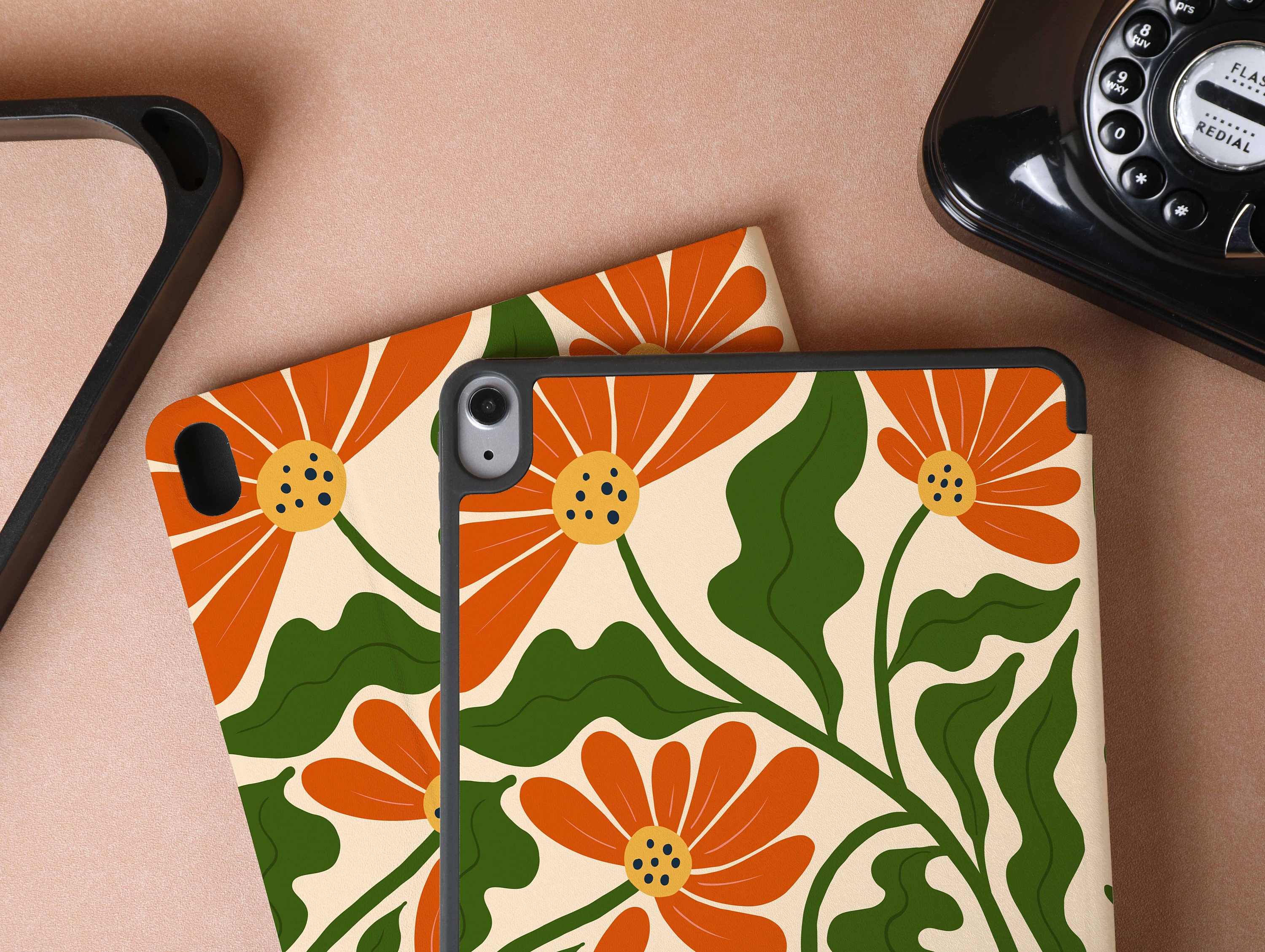 Retro Vivid Pattern iPad Case for iPad Air 5 iPad 10 10.9&quot; 2022 iPad Pro 12.9&#39;&#39; 2021 Pro 11&quot; 2022 iPad Mini 6 Case, iPad Cover, gifts