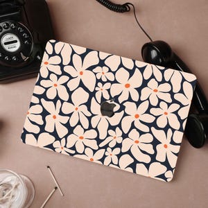 Night Blue Flower Personalized Macbook Pro 14 Case M1 Macbook Air 13 Macbook Pro 13 Pro 14 16 15 M2 A2681 2022 Gift idea