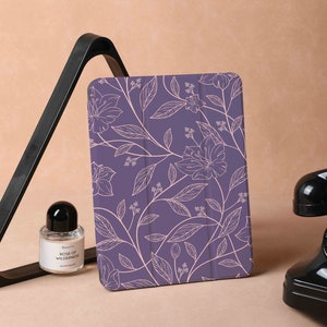 Étui pour iPad à fleurs rose mauve pour iPad Air 5, iPad 10 10,9 pouces 2022, iPad Pro 12,9 pouces 2021 Pro 11 pouces 2022, iPad Mini 6, housse pour iPad, cadeaux