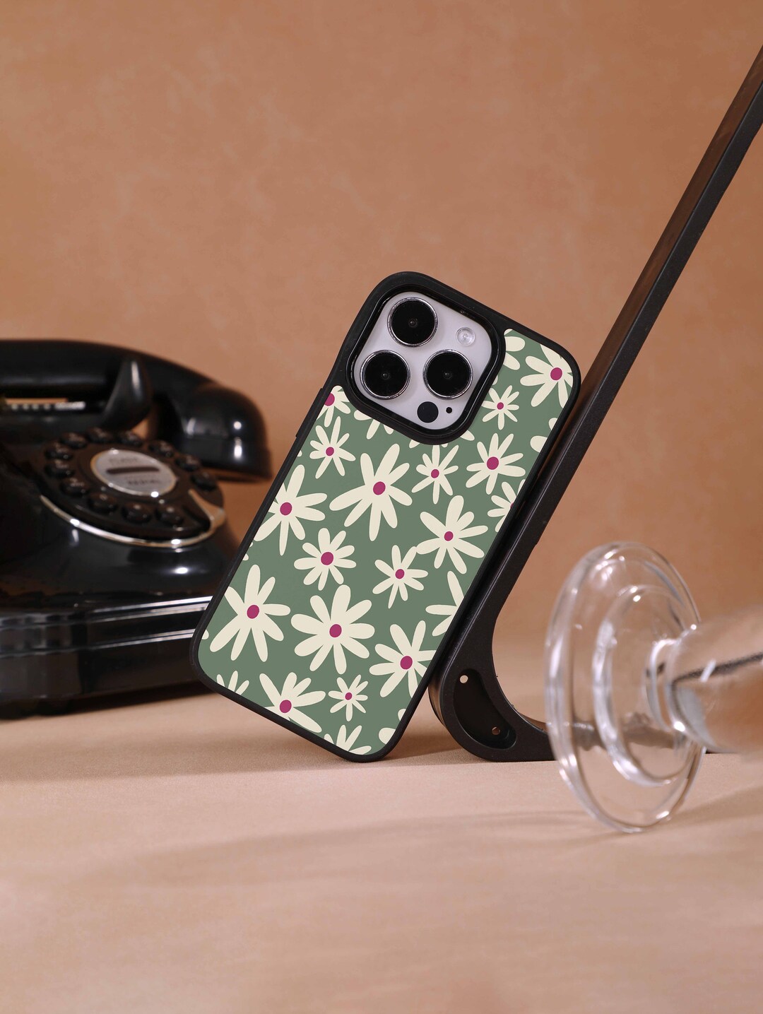 Spring Fresh Daisies Personalized iPhone Case for iPhone 15 14 13 12 11 ...